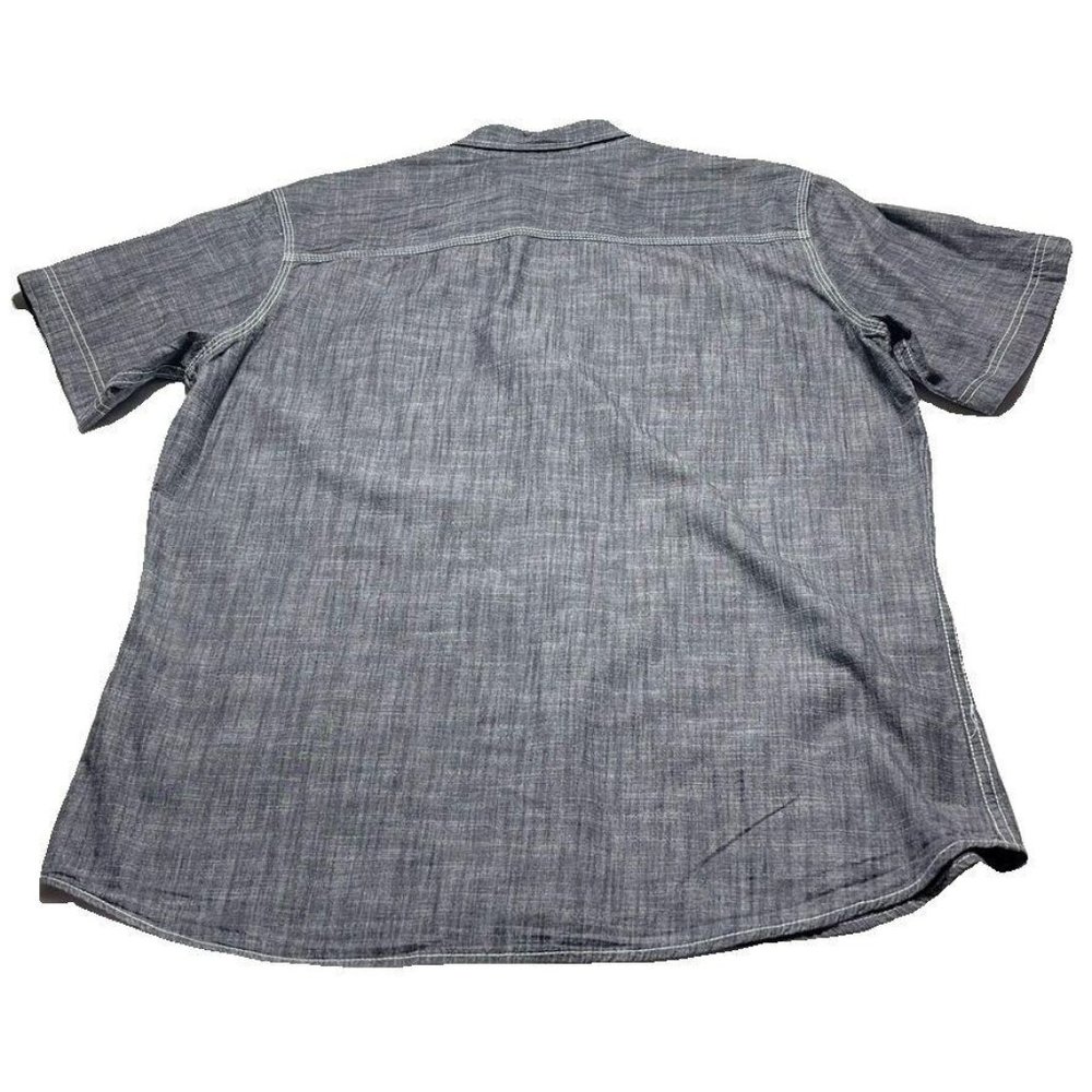 HUDSON AND BARROW NYC Mens Sz L Gray Cotton Shirt - Picture 2 of 6